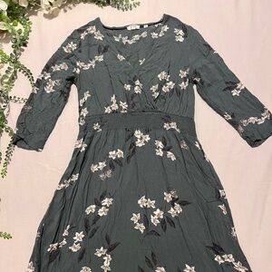 Fatface Green Floral Dress US 2
